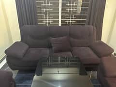 8 seaters luxury sofa with matching curtain,table & cushions for sale