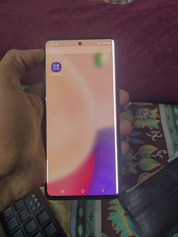 Samsung galaxy A51 Ram6 128gb LCD mein line Hai bus sim working mein 14