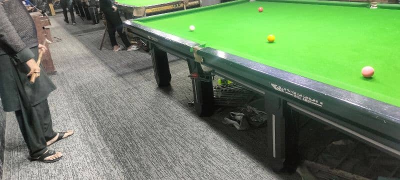 Rasson snooker table 6 12 steel cushion 0