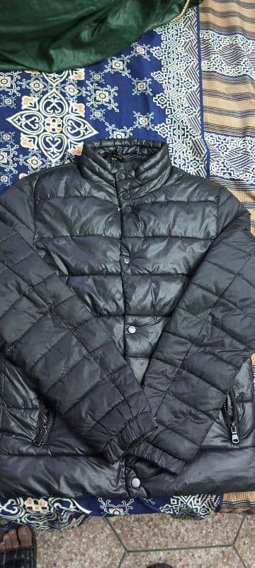 black puffer jacket . . 2