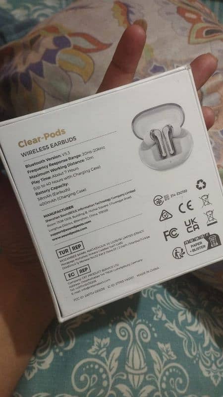 Soundpeats Clear-Pods White [Box Opened New] 1