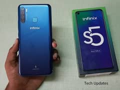 Infinix s5 4/64 with box charger Exchange possible