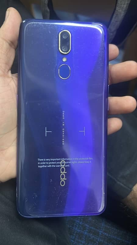 oppo f11 8/256 gb  10/10 condition home used 2