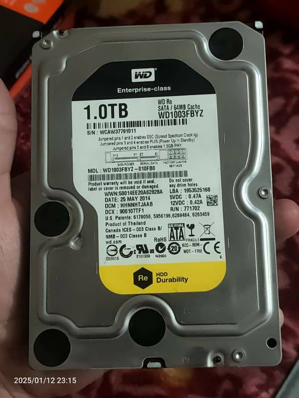 1 TB Head disk 0