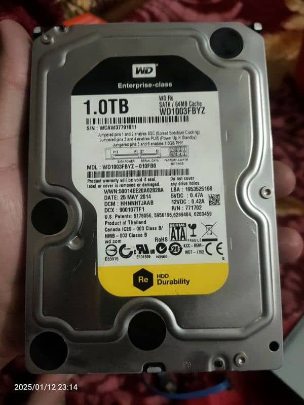 1 TB Head disk 2