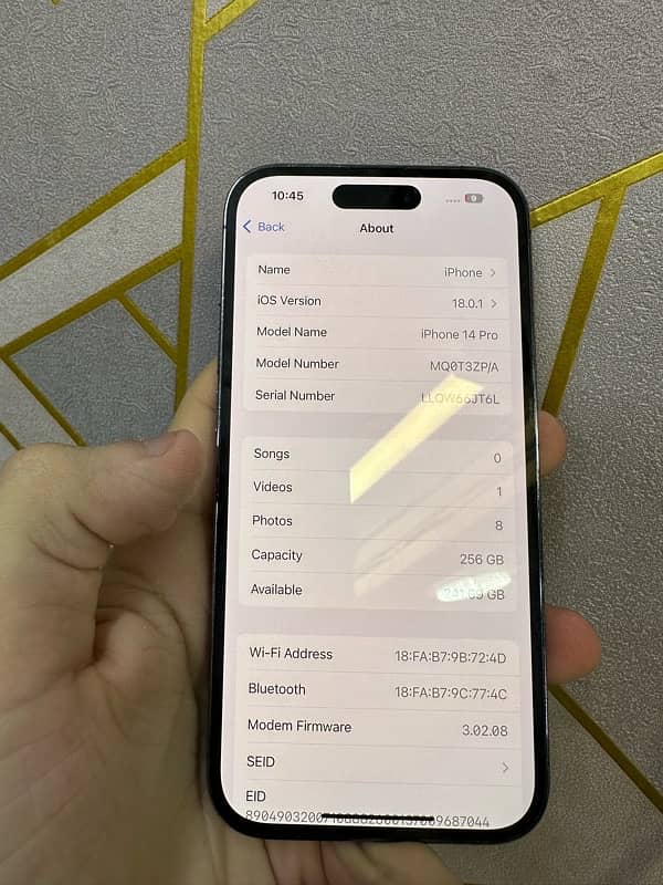 Iphone 14 pro 256gb Hk 1