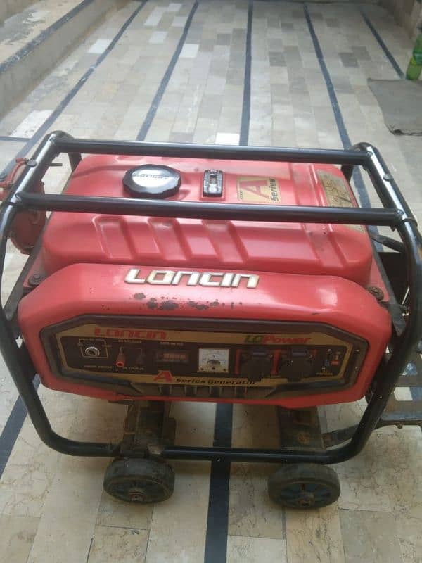 LONCIN 2.5 kva GENERATOR LITTLE BIT USED 5