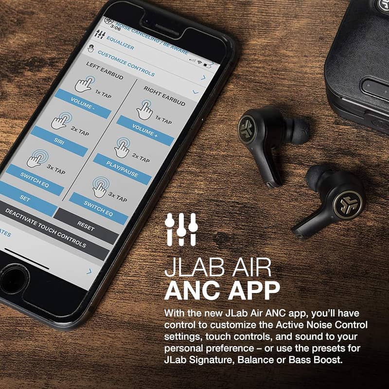 JLab Epic Air ANC True Wireless Bluetooth 5 Earbuds 5