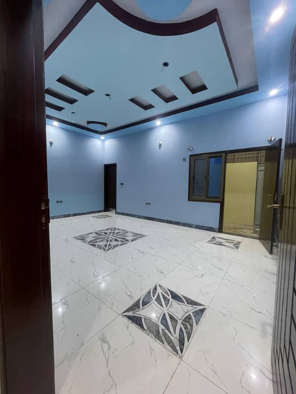 300 Sq Yards Corner New Ground Floor Portion For Rent in Gulshan-e-Maymar 3