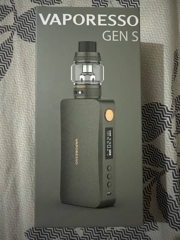 Vaporesso original Gen S vape 220 watt full box in brand new condition 1