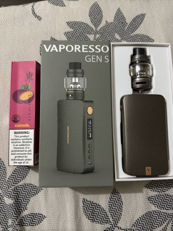 Vaporesso original Gen S vape 220 watt full box in brand new condition 0