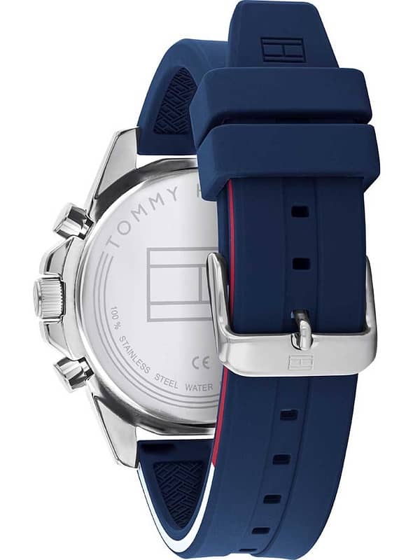 Tommy Hilfiger Men’s Quartz Silicone Strap Blue Dial Watch 1791791 2