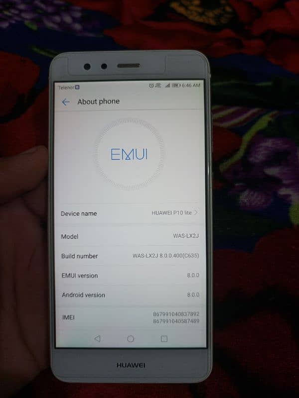 Huawei P10 lite with box for sale 6