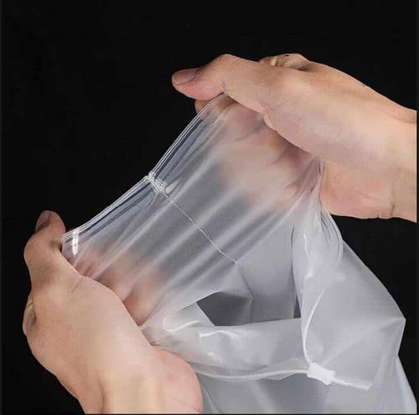 ziplock suit packing bag, slider zipper bags, garments packing bags 4