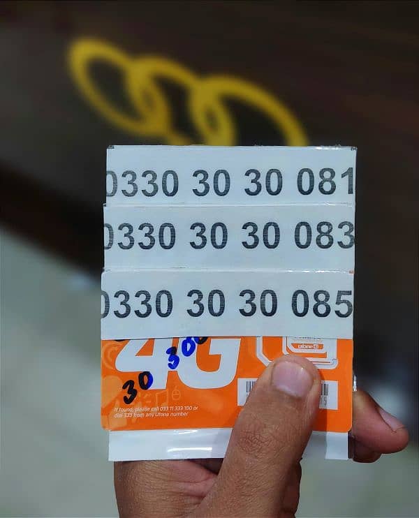 ufone golden numbers - golden sim - golden 4