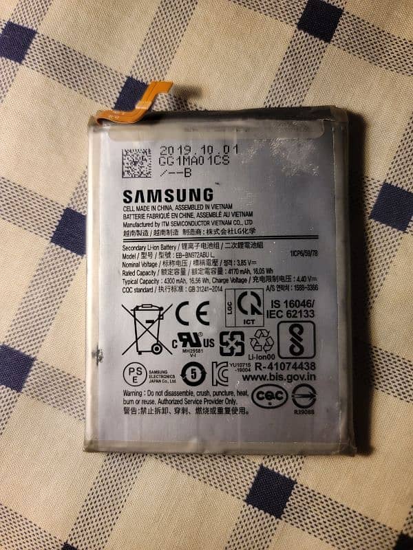 Genuine Note 10 Plus Battery 0