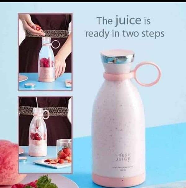 Portable juicer blander in big size rechargeable 3