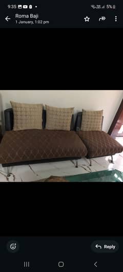 Used seven seater sofa set