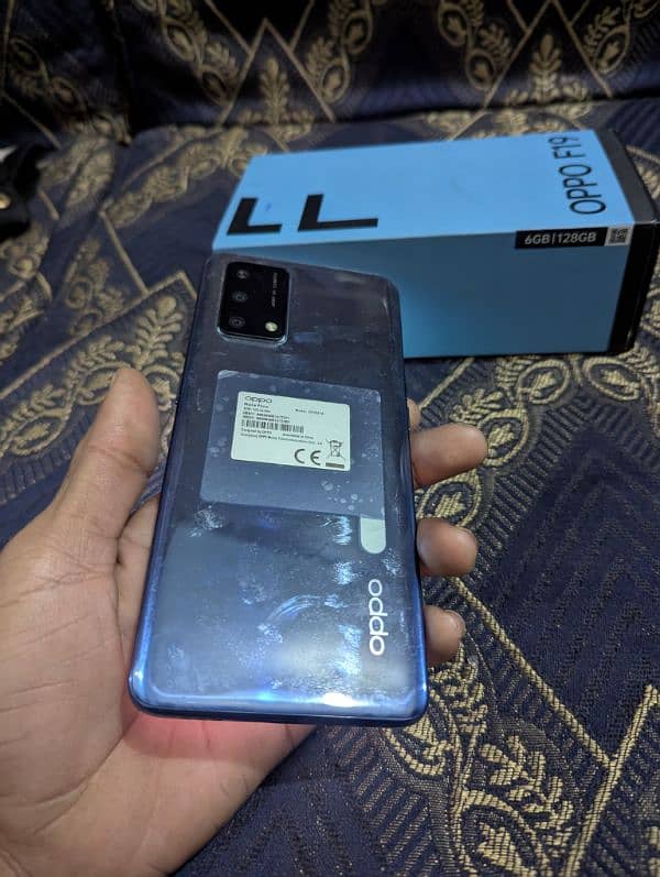 oppo F19 6+6/128gb no open no raipar with box only 03013654052 2