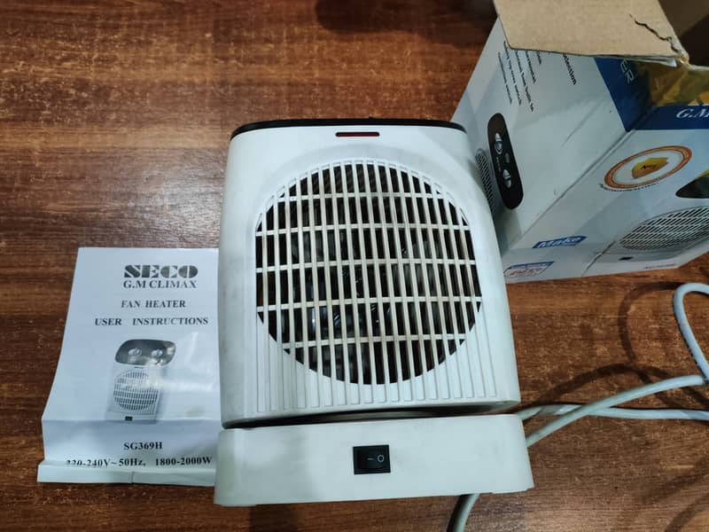 Original Seco GM Climax Room Heater with Auto Rotate Function 1