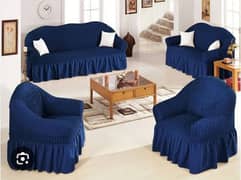 5 seater sofa cover blue colour