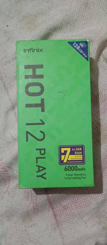 Infinix hot 12 play lush condition 8