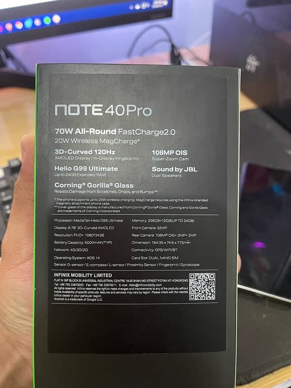 Infinix Note 40 Pro | NO EXCHANGE 9