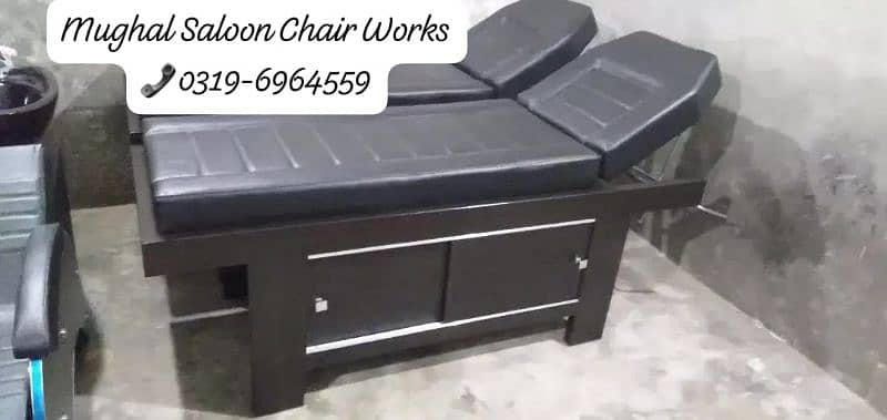 Saloon chairs | Beauty parlor chairs | shampoo unit | pedicure | 10