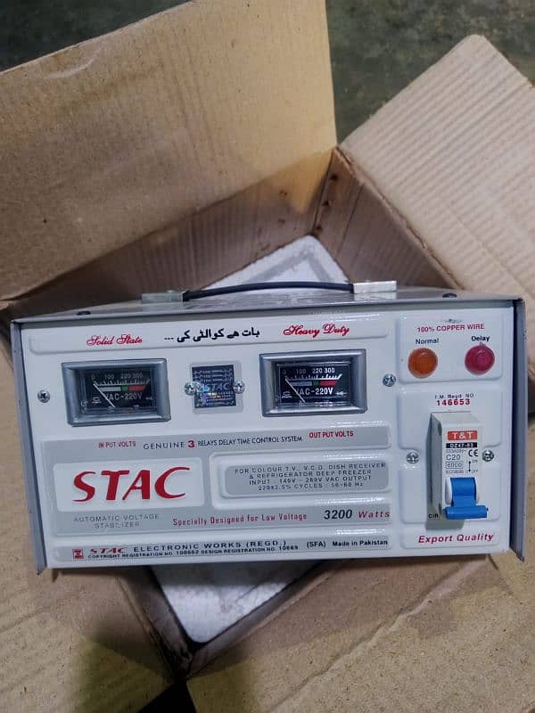 stac stablizer 3200 watt rs 4800 3