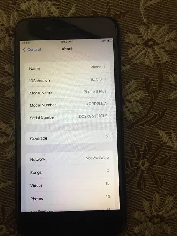 iphone 8 plus Non pta 64gb 6