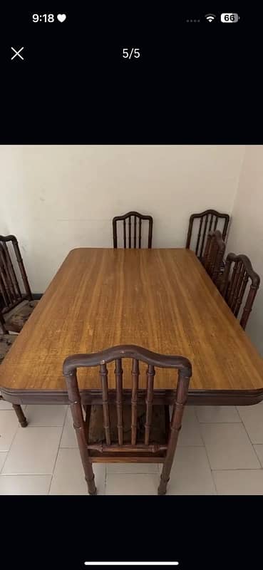 8 Seater Dining Table with solid wood 3