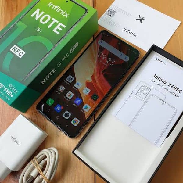 infinix note 10 pro 8gb 128gb 6.95 display Helio g95 full box complet 0