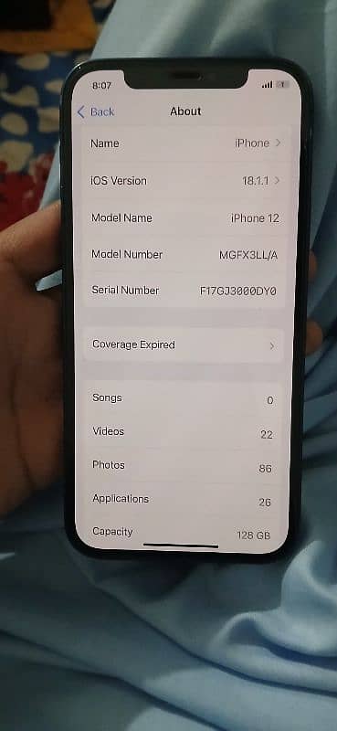 IPhone 12 128gb  whtsap0312/92/63388/ 1