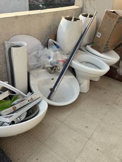 used besins and toilets sale