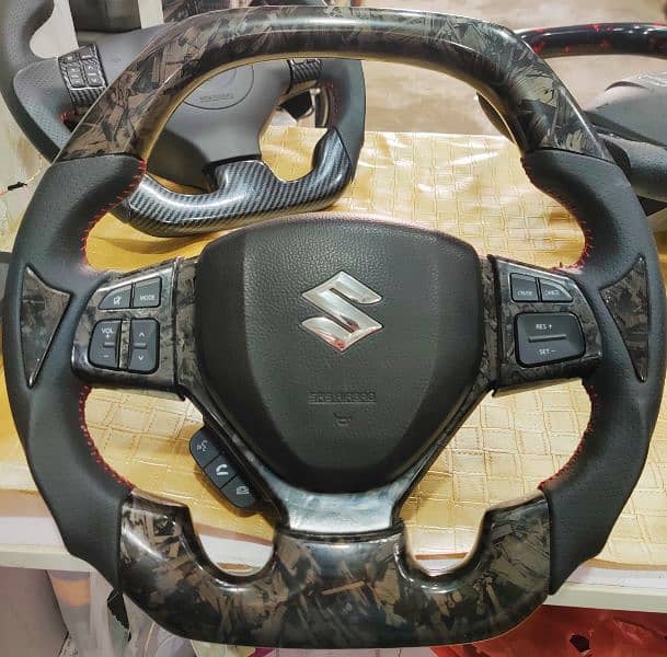 Multimedia steering wheel installation, Speakers, Android panel 3