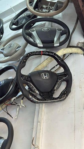 Multimedia steering wheel installation, Speakers, Android panel 10