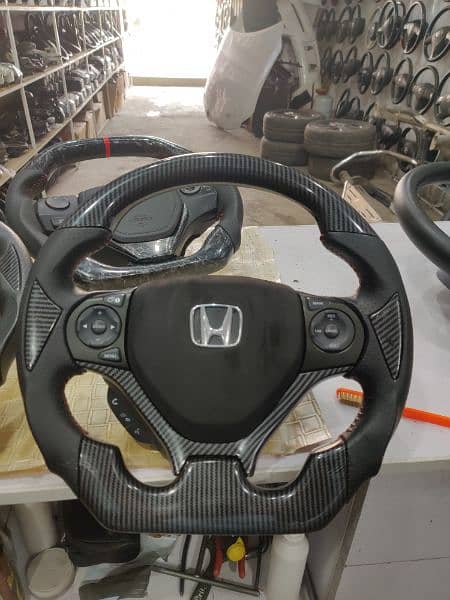 Multimedia steering wheel installation, Speakers, Android panel 14