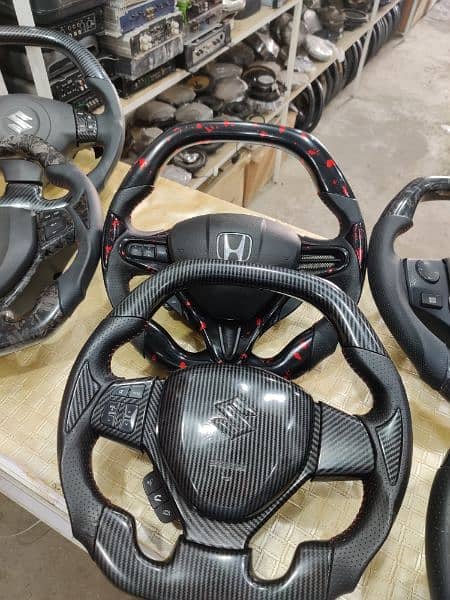 Multimedia steering wheel installation, Speakers, Android panel 16