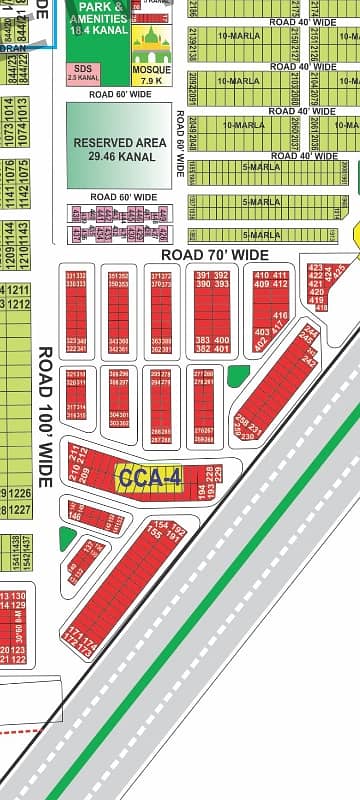 8 Marla Commerical Plot For Sale In DHA Phase 7 Block CCA 4 0