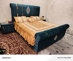 king size bed set 100/99 perfect condition