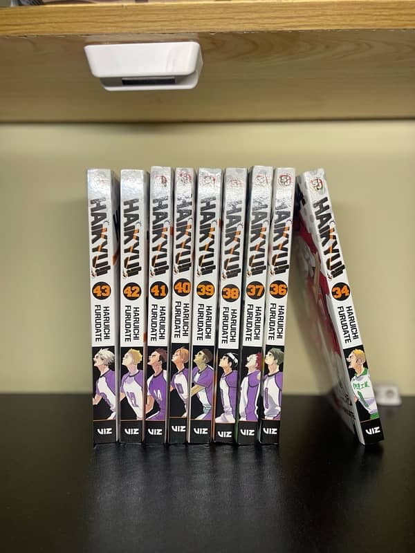 haikyu manga set  -   34,36,37,38,39,40,41,42,43 0