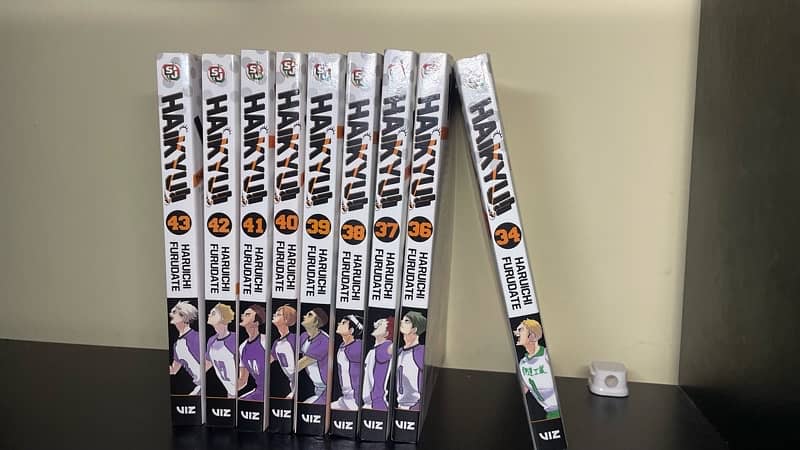 haikyu manga set  -   34,36,37,38,39,40,41,42,43 1