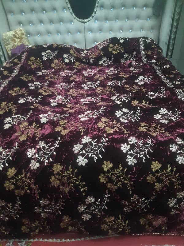 razai cover, double bed velvet razai cover 0