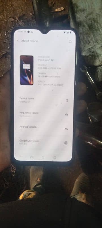 OnePlus 6T 8/128 GB dual sim PTA 5