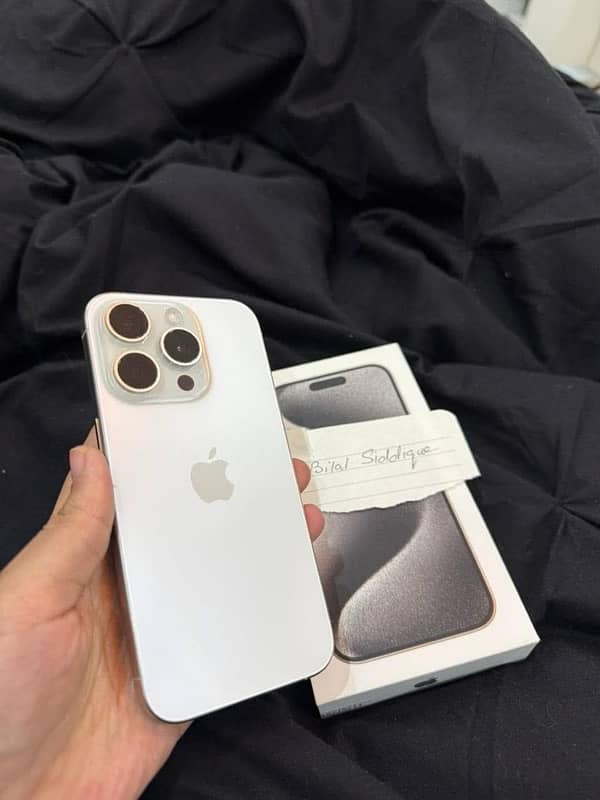 IPhone 15 Pro | 256GB | White Titanium | PTA Approved 3