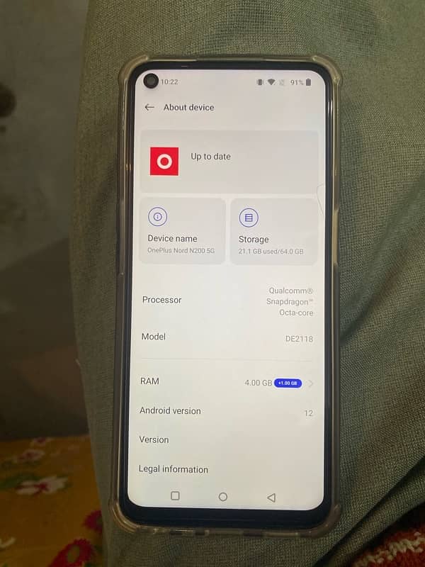 one plus N 200 4+3gb Ram 64gb rom 1
