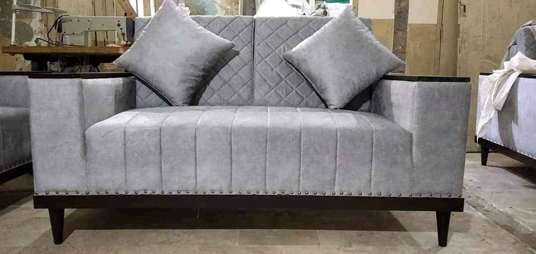 L shape sofa set / 5 seater sofa set / wooden sofa set / luxury sofa 3