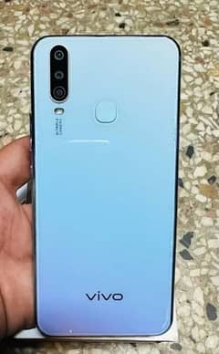 vivo y17 fingerprint (8/256) gb complete box