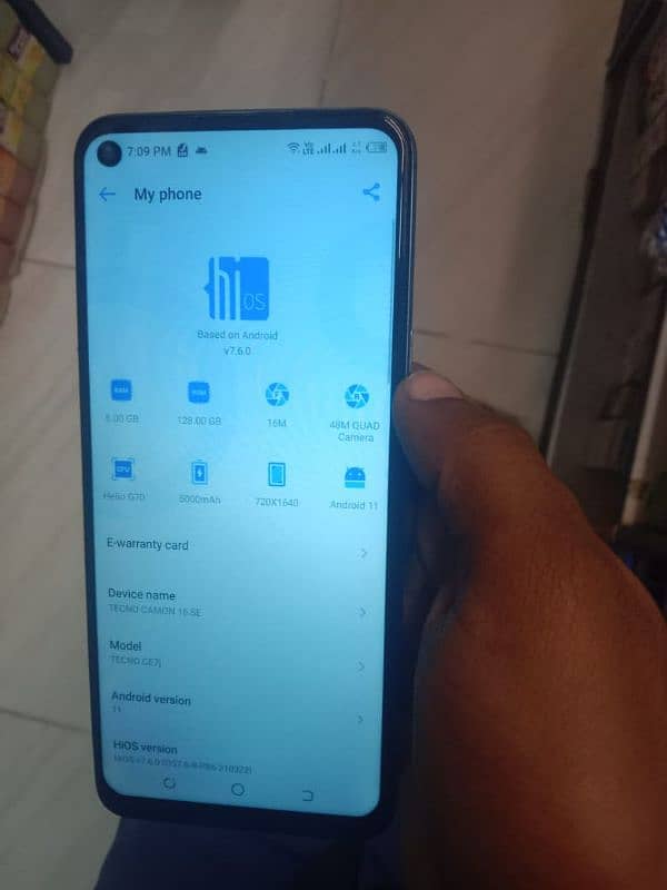 Tecno camon 16 se 5