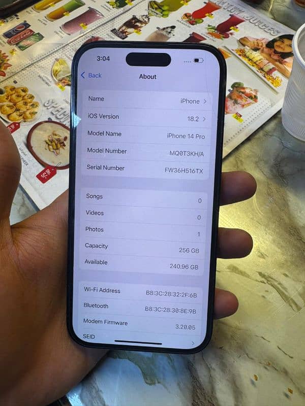 Iphone 14 pro factory unlock 256gb non pta 2